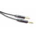 Cable estéreo Canare TRS a TRS 1/4 (6.3 mm) Neutrik en oro grado estudio de 2 m 